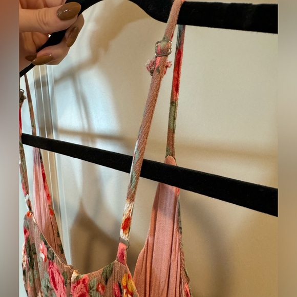 Lulus Everlasting Bliss Blush Floral Print Maxi Dress. - Picture 6 of 6